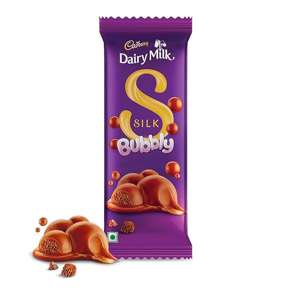 CADBURY DAIRY MILK SILK BUBBLY 112G