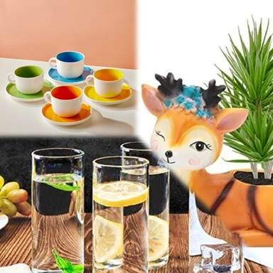 PLANTERS, CUPS, MUGS & GLASSES