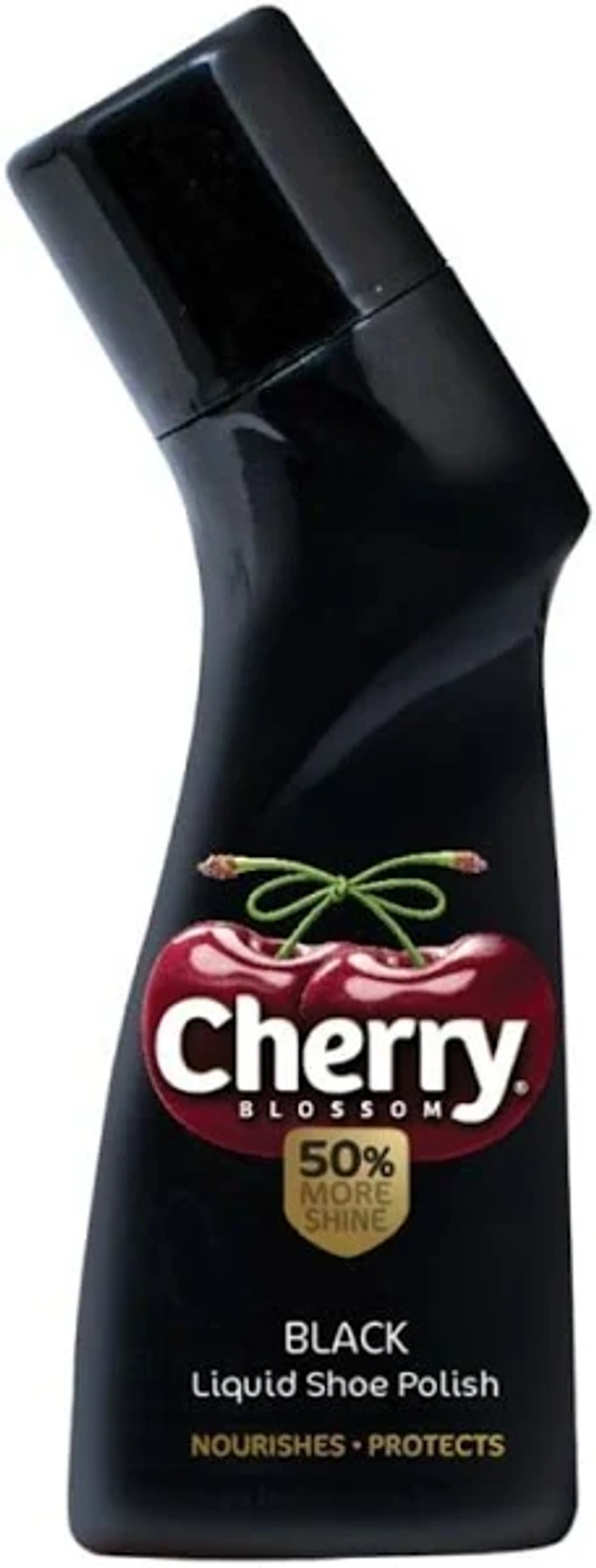 CHERRY BLOSSOM BLACK LIQUID SHOE POLISH 75ML