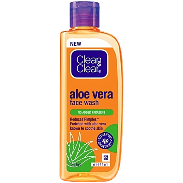 CLEAN & CLEAR ALOE VERA FACE WASH 50ML
