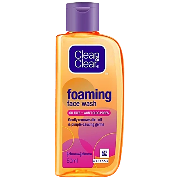 CLEAN & CLEAR FOAMING FACE WASH 50ML