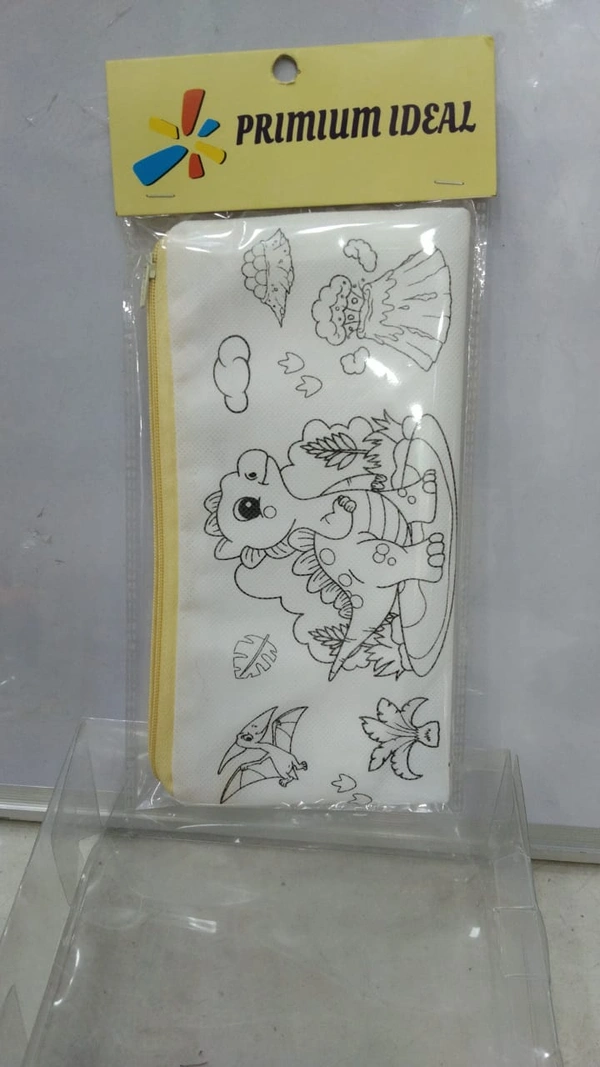 COLOR YOUR OWN CARTOON ZIPPER POUCH 2