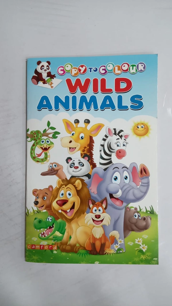 COPY TO COLOUR WILD ANIMALS