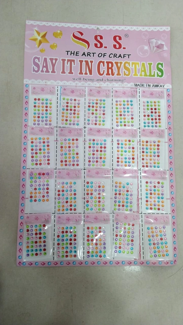 CRYSTAL STICKERS 6