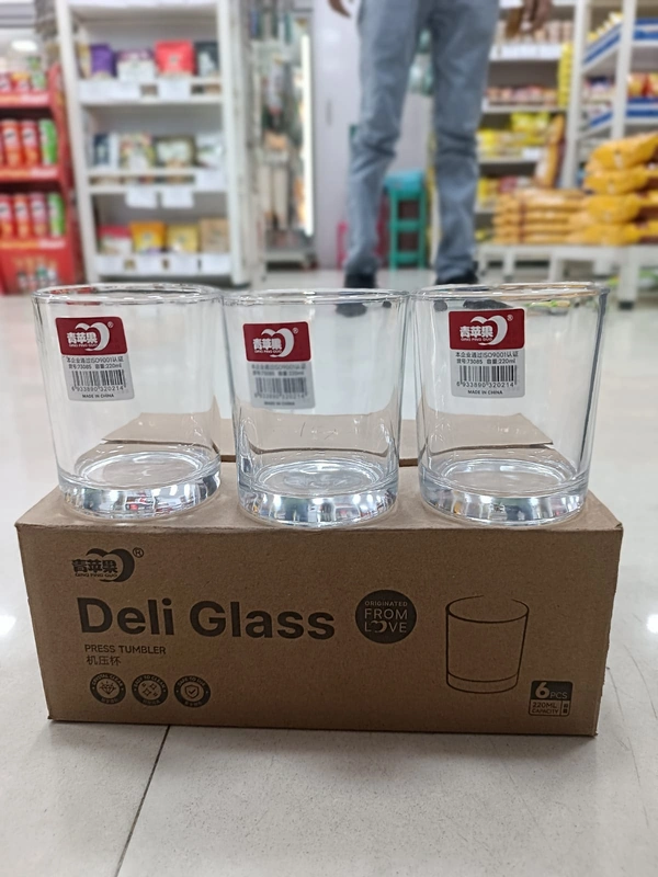 DELI GLASS FROM LOVE 6PCS 220ML