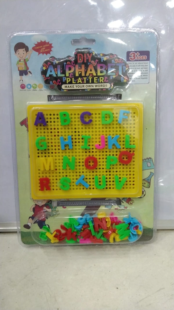 DIY ALPHABET PLATTER 1