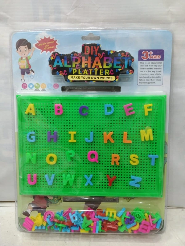 DIY APLHABET PLATTER