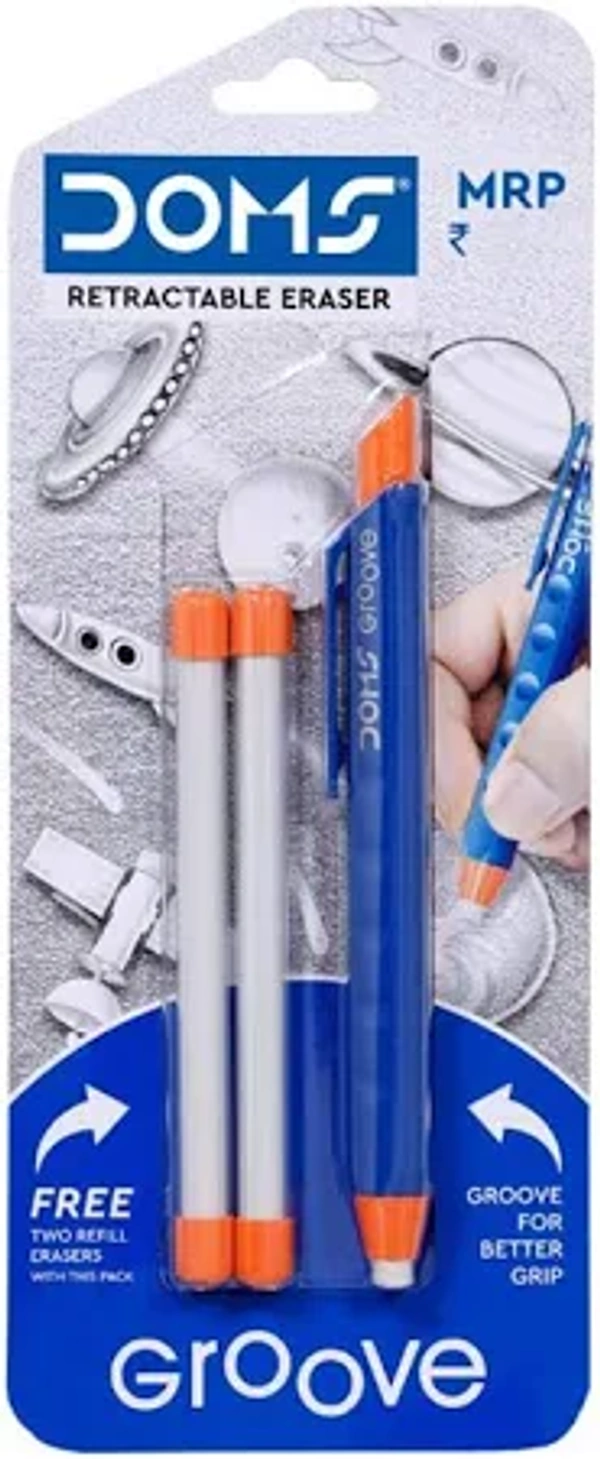 DOMS GROOVE RETRACTABLE ERASER
