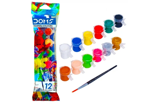 DOMS TEMPERA COLOURS 12 SHADES
