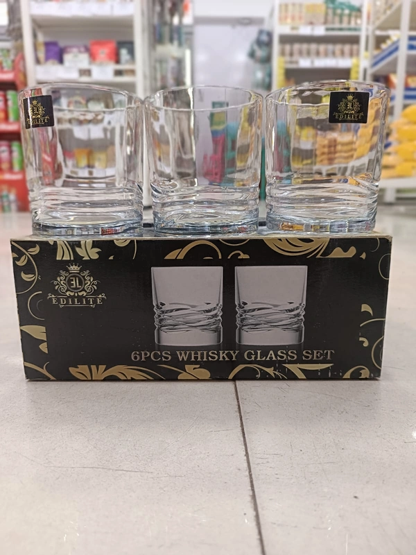 EDILITE 6PCS WHISKY GLASS SET