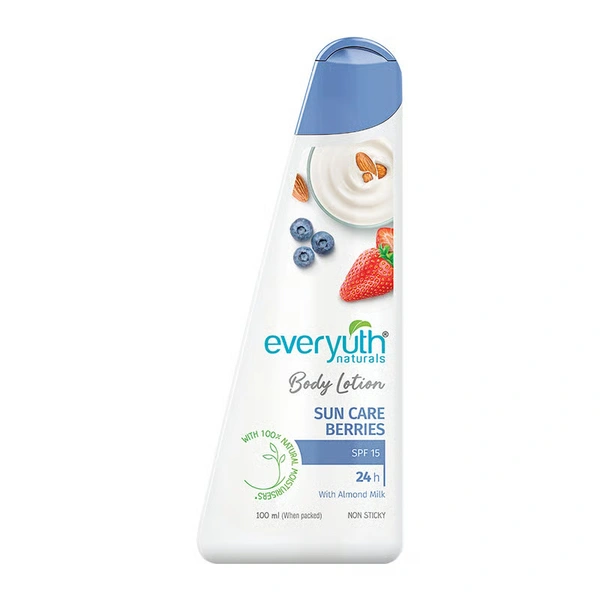 EVERYUTH NATURALS BODY LOTION SUN CARE BERRIES 100ML