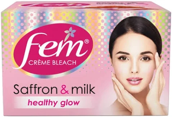 FEM CRÈME BLEACH SAFFRON & MILK HEALTHY GLOW 40G