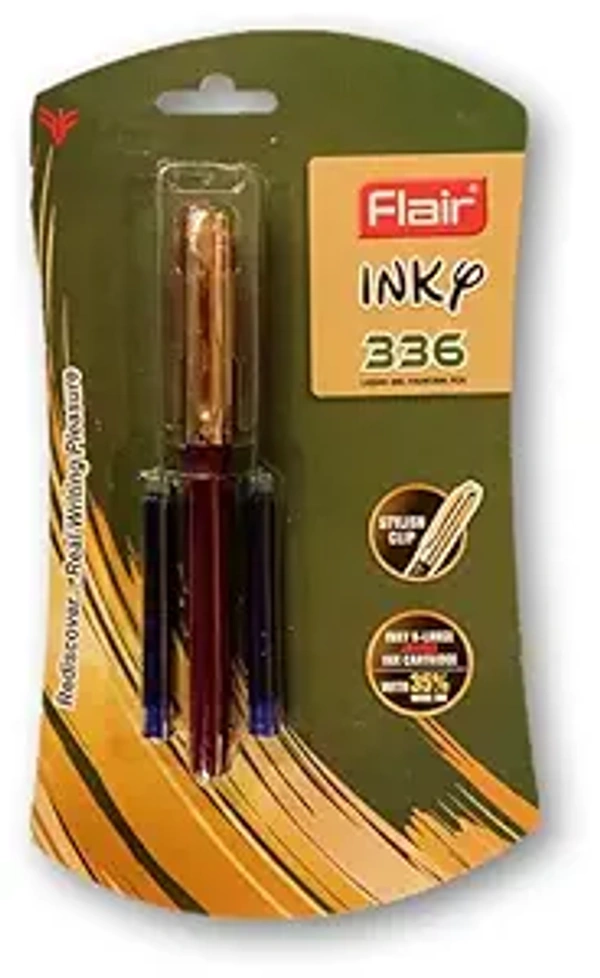 FLAIR INKY 336 LIQUID INK FOUNTAIN PEN