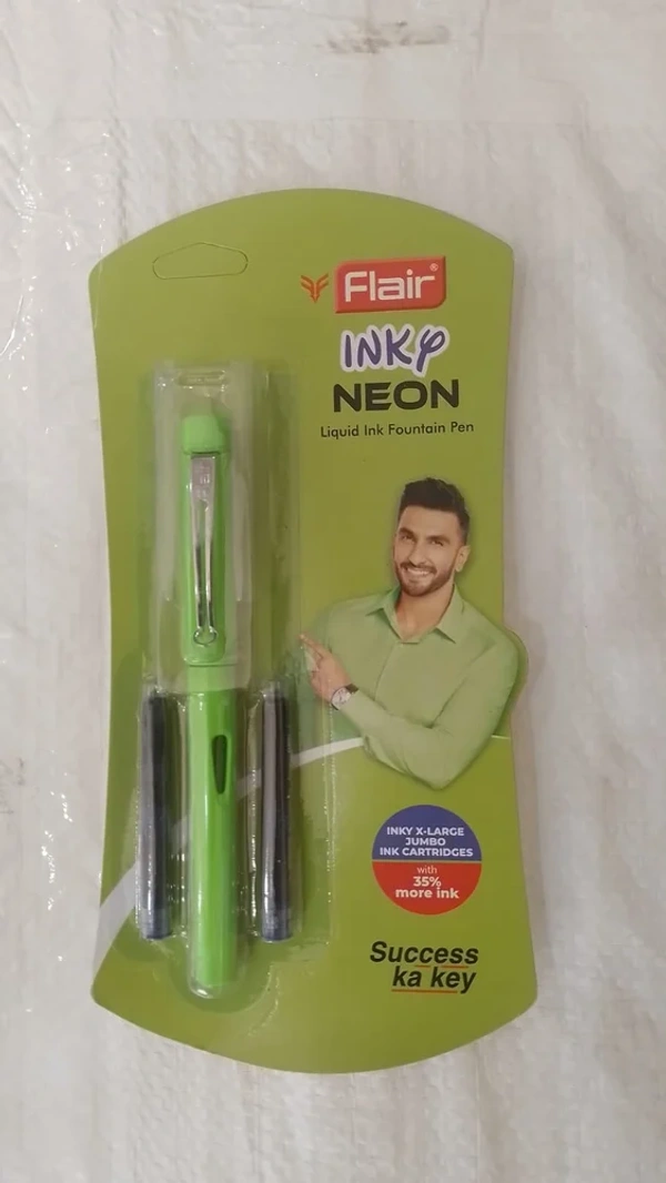 FLAIR INKY NEON LIQUID INK FOUNTAIN PEN