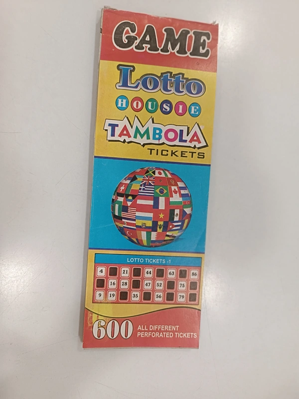 GAME LOTTO HOUSIE TAMBOLA TICKETS