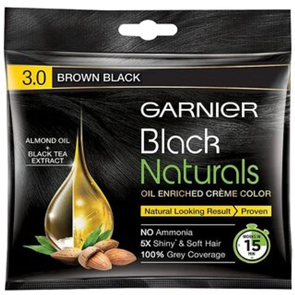 GARNIER BLACK NATURALS 3.0 BROWN BLACK