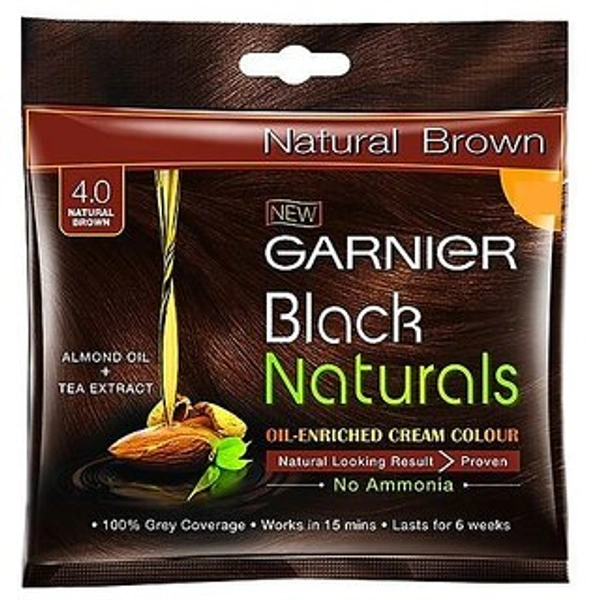 GARNIER BLACK NATURALS 4.0 NATURAL BROWN