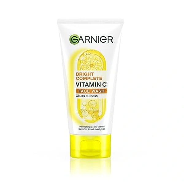 GARNIER BRIGHT COMPLETE VITAMIN C FACE WASH 150G