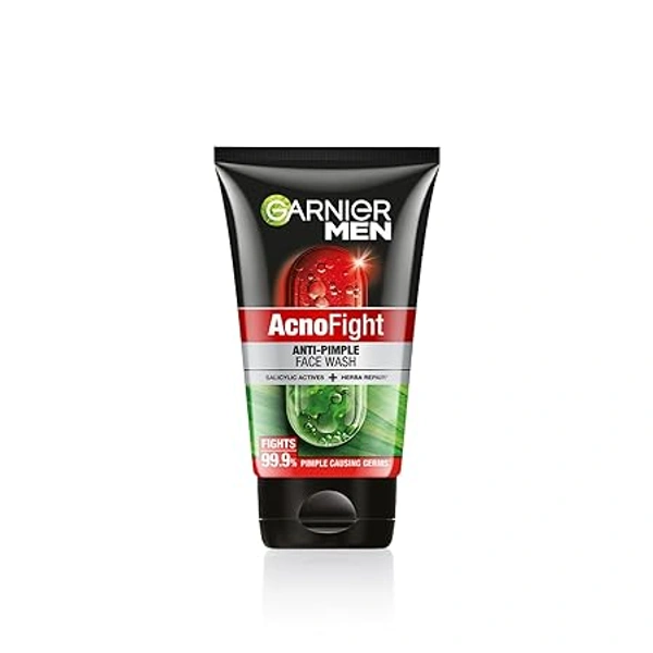 GARNIER MEN ACNO FIGHT ANTI PIMPLE FACE WASH 100G