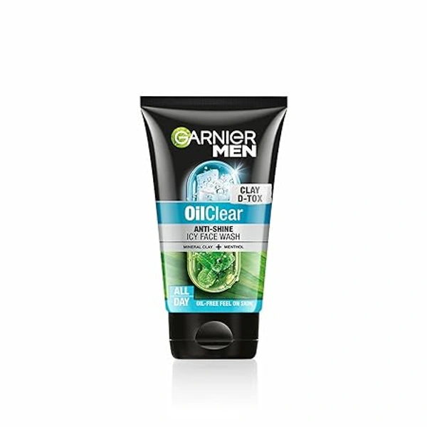GARNIER MEN OIL CLEAR ICY FACE WASH 100G