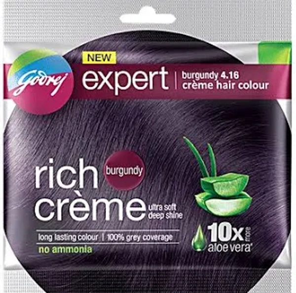 GODREJ EXPERT RICH CREME MINI PACK BURGUNDY 4.16