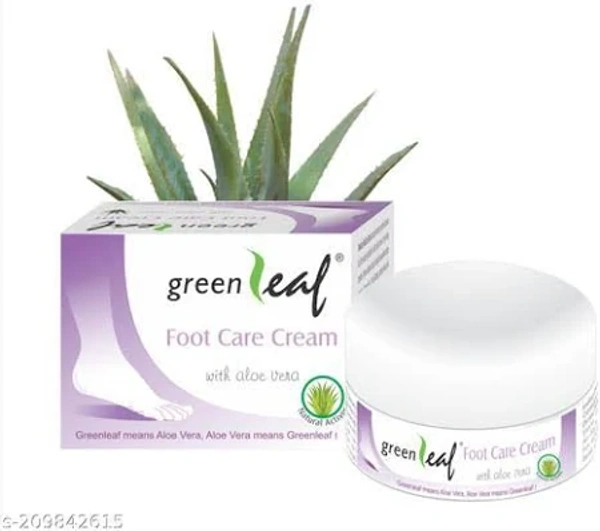 GREEN LEAF FOOT CARE CREAM WITH ALOE VERA 25G
