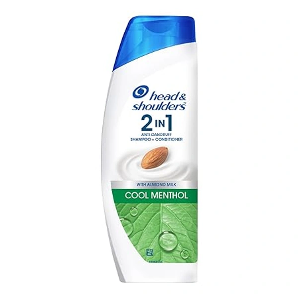 HEAD&SHOULDERS 2 IN 1 ANTI DANDRUFF SHAMPOO & CONDITIONER COOL MENTHOL 180ML