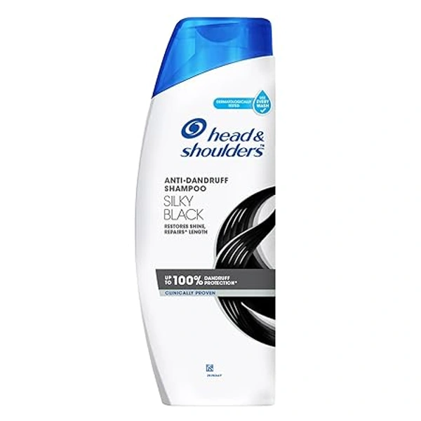 HEAD&SHOULDERS ANTI DANDRUFF SHAMPOO SILKY BLACK 180ML