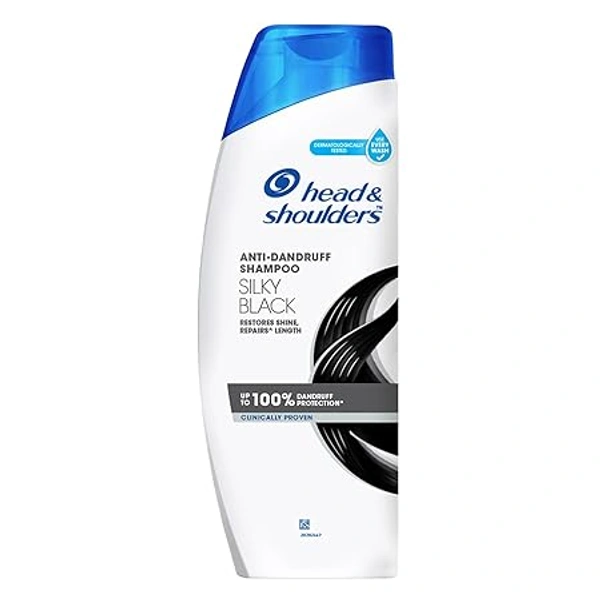 HEAD&SHOULDERS ANTI DANDRUFF SHAMPOO SILKY BLACK 340ML