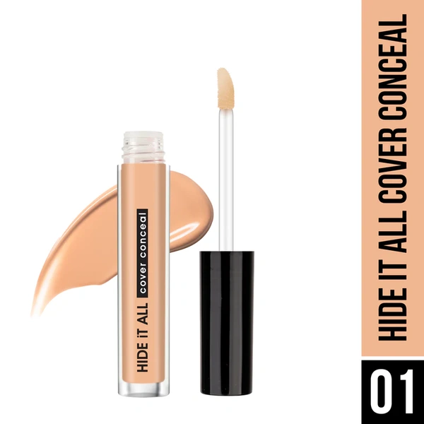 HILARY RHODA LIQUID HIGH COVERAGE CONCEALER - Ivory 01