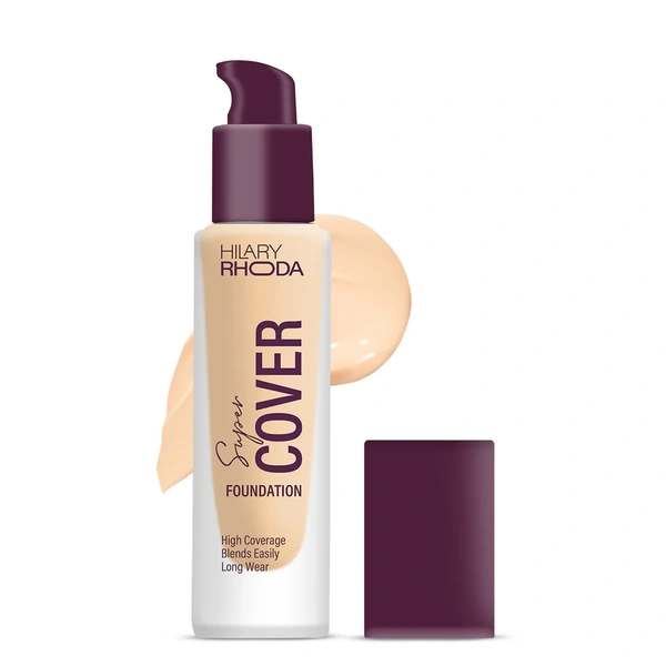 HILARY RHODA SUPER COVER FOUNDATION - Shell White 01