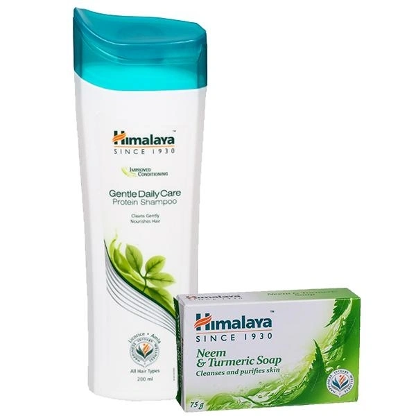 HIMALAYA ANTI DANDRUFF TEA TREE SHAMPOO 180ML+HIMALAYA NEEM TURMURIC SOAP 75G