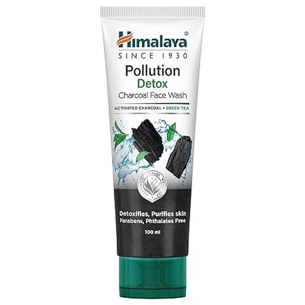 HIMALAYA CHARCOAL FACE WASH 50ML