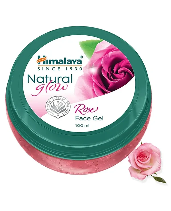 HIMALAYA NATURAL GLOW ROSE FACE GEL 100ML