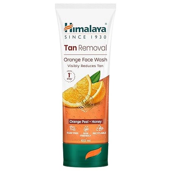 HIMALAYA TAN REMOVAL ORANGE FACE WASH 100ML