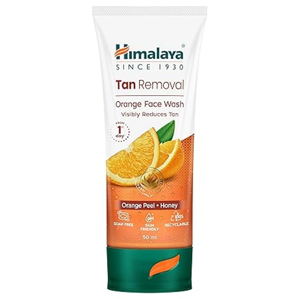HIMALAYA TAN REMOVAL ORANGE FACE WASH 50ML