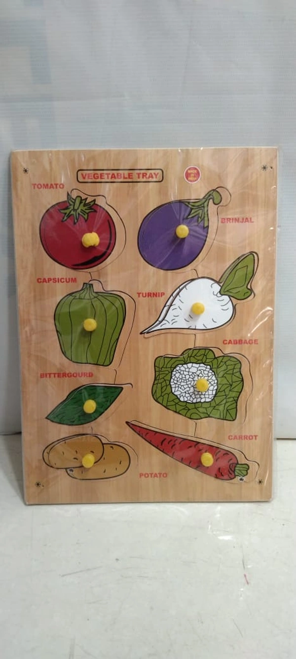 IMAGES SHOWS A WOODEN PUZZLE TRAY 2