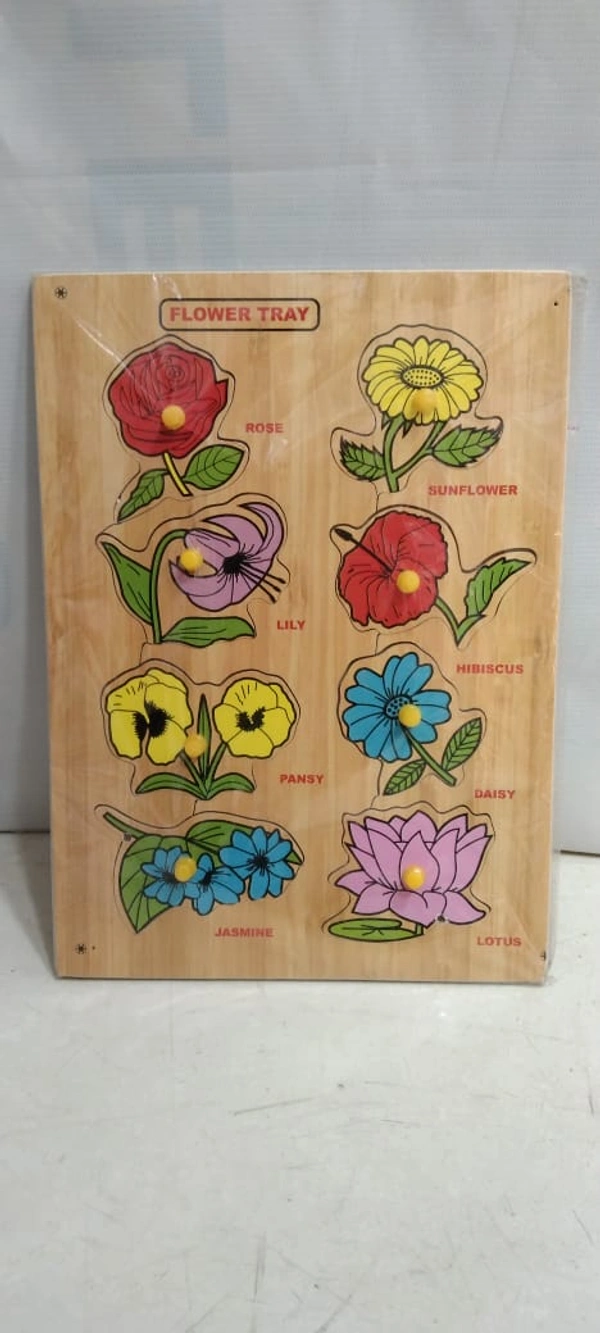 IMAGES SHOWS A WOODEN PUZZLE TRAY 5