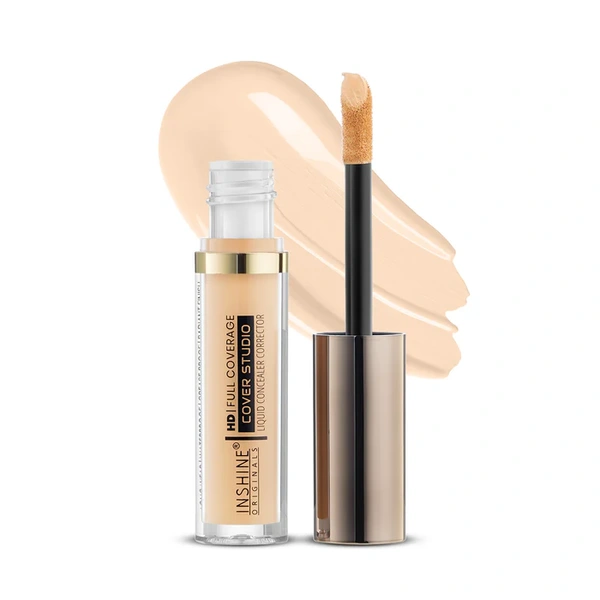 INSHINE ORIGINALS COVER STUDIO HD FULL COVERAGE LIQUID CONCEALER - 801 CLASSIC IVORY