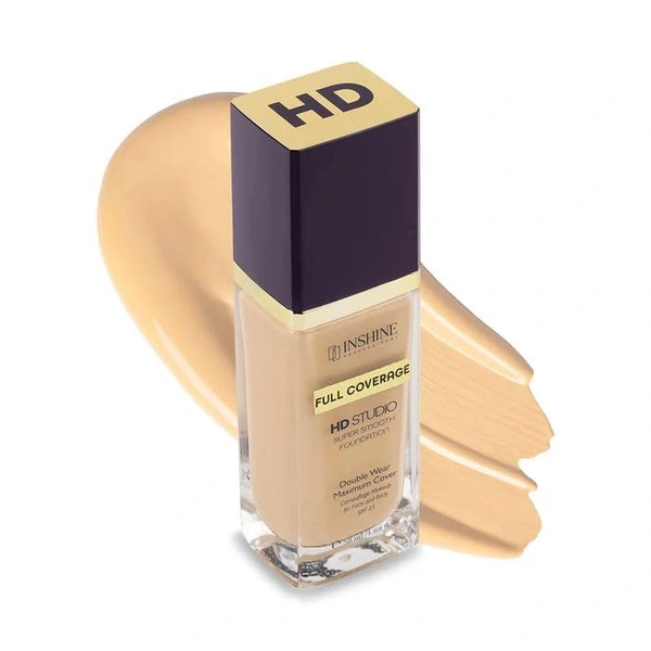 INSHINE PROFESSIONAL FULL COVERAGE HD STUDIO SUPER SMOOTH FOUNDATION - 801 Classic Ivory