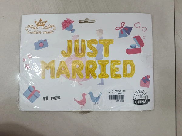 JUST MARRIED FLAGS