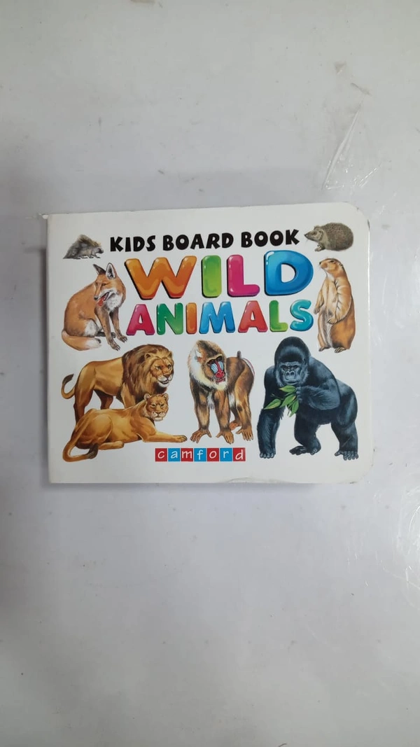 KIDS BOARD BOOK WILD ANIMALS