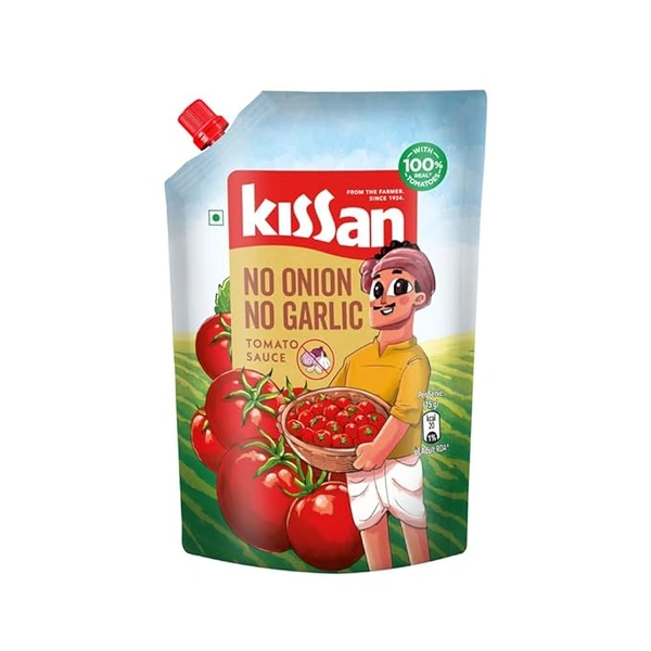 KISSAN NO ONION NO GARLIC TOMATO SAUCE 850G