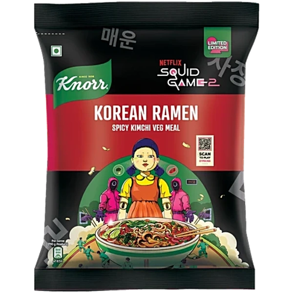 KNORR KOREAN RAMEN SPICY KIMCHI VEG MEAL 96G