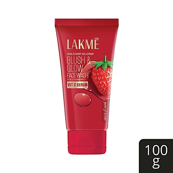 LAKME STRAWBERRY CRÈME FACEWASH 100G