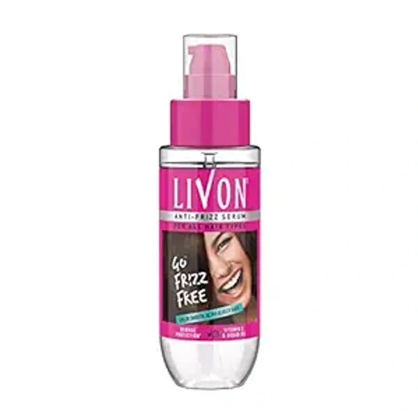 LIVON ANTI-FRIZZ SERUM HAIR TYPES 50ML