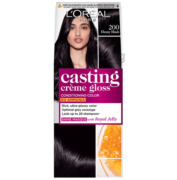 LOREAL CASTING CRÈME GLOSS 200 EBONY COLOR