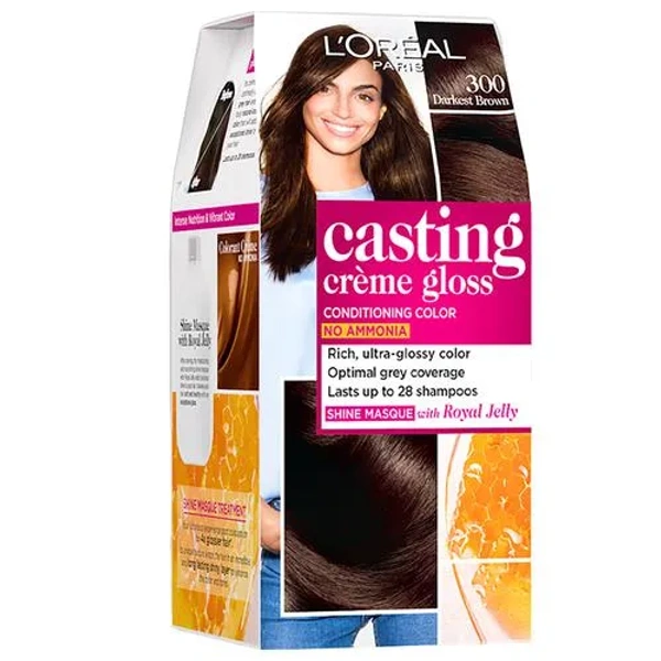 LOREAL CASTING CRÈME GLOSS 300 DARKEST BROWN