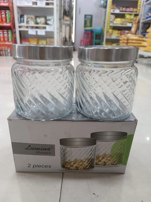 LUMINA GLASSWARE 2PIECES