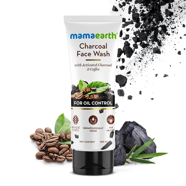 MAMAEARTH CHARCOAL FACE WASH 100ML